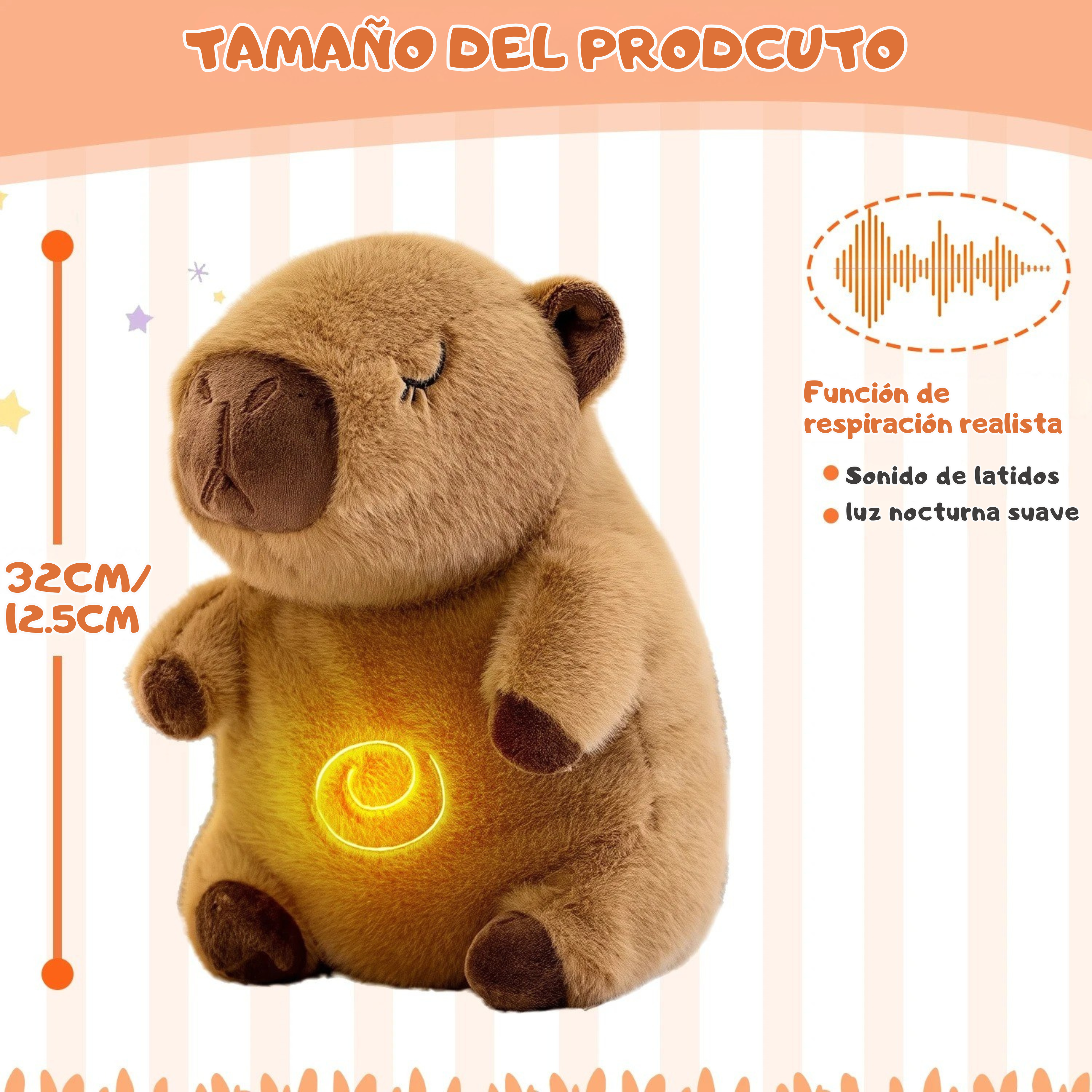 Peluche De Capibara Antiestrés